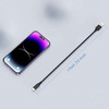 1ft USB C to USB A Fast Charging Cable Short for iPhone 1516 Pro Max Samsung Galaxy S24S23 CarPlay Android Auto Braided
