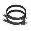 2Pack Short Car Charger for iPhone 17 16 15 Pro USB A to USB C Cable for Carplay Cable Charger Charging Cord Type C for