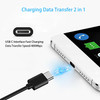 2Pack Short Car Charger for iPhone 17 16 15 Pro USB A to USB C Cable for Carplay Cable Charger Charging Cord Type C for