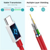 COOYA for WarpCharging Cable for OnePlus 10T 15 9 Pro 8T 125W 65W USB C to USB C Cable 6FT Super Fast Charge Cord Data T