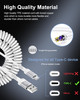 Coiled CarPlay Cable for iPhone 17Air1616e16 Pro15 Pro Max15 Plus USB to USB C CarPlay Fast Charging Retractable Cord Co