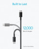 Anker USB C to USB C Cable TypeC 60W Fast Charging Cable 1FT 2Pack for iPhone 17 Series iPad mini 6 and More Black