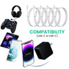 weishan 10Pack USB C Charger Cable Multipack PD 48W Fast Charge USBC to Type C Bulk Charging Cords White 33ft