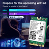 AX210NGW WiFi 6E Card for PC Laptop TriBand 5400Mbps with Bluetooth 53 Supports New 6GHz Band 160MHz Channel MUMIMO M2 2
