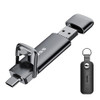 SSK External USB C SSD Flash Drive 512GB Up to 550MBs 2in1 Type C USB A USB32 Gen2 Solid State Thumb Drive Memory Stick