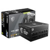 MSI MAG A850GL PCIE5 Fully Modular Compact Gaming 850W Power Supply 80 Gold ATX 31 PCIe 51 Ready Native DualColor 12V2x6