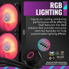 CoolerMaster MasterLiquid ML240L RGB V2 CloseLoop AIO CPU Liquid Cooler Gen3 Dual Chamber Pump 240mm Radiator SickleFlow