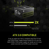 MSI MAG A750GL PCIE5 Fully Modular Compact Gaming 750W Power Supply 80 Gold ATX 31 PCIe 51 Ready Native DualColor 12V2x6