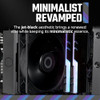 Cooler Master Hyper 212 Black CPU Cooler SickleFlow 120 Edge PWM Fan Aluminum Top Cover 4 Copper Heat Pipes 152mm Tall A
