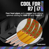 Cooler Master Hyper 212 Black CPU Cooler SickleFlow 120 Edge PWM Fan Aluminum Top Cover 4 Copper Heat Pipes 152mm Tall A