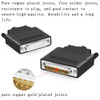 ANMBEST 5PCS DB25 Solderless Connector RS232 DSUB Serial to 25pin Port 16mm Thinner Terminal Male Adapter Breakout Board