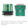 ANMBEST DB44 Solderless Connector Male RS232 DSUB Serial to 44pin Port Terminal Adapter Breakout Board with Case Long Bo