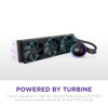 NZXT Kraken Elite 360 2024 AIO CPU Liquid Cooler 360mm Radiator 3 x F120P Fans Customizable 272 IPS LCD NZXT Turbine Pum