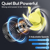 Dealswin Car Fan for Backseat kids Dual Head USB Car Seat Fans 360 Rotatable Strong Wind Rear Headrest CarFan for Baby A