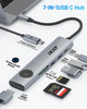 Acer USB C to HDMI Multiport Adapter 7 in 1 USBC Hub with HDMI 4K60Hz 100W PD 2 USBA 31 and 1 USB C 31 with 5Gbps SD Car