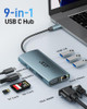 Acer USB C Hub with 4k HDMI 9in1 USB C to Ethernet Adapter 5Gbps USBA 30 Docking Station VGA Splitter SD Card Reader PD