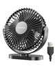Gaiatop USB Desk Fan 55 Inch Small Quiet Powerful 3 Speeds 90 Rotate Personal Mini Portable Desktop Table Fans Cooling f