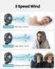 Gaiatop USB Desk Fan 55 Inch Small Quiet Powerful 3 Speeds 90 Rotate Personal Mini Portable Desktop Table Fans Cooling f