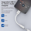 2Pack USB C to 35mm Headphone Jack Adapter for iPhone 17 Air1616 Pro16 Plus151515 Pro Max15 PlusType C Aux Dongle Cable