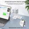 Jadebones USB C Splitter Dual USB C Headphone and Charger Adapter with PD 60W Fast Charging Compatible with iPhone 1615