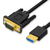 SHULIANCABLE HDMI to VGA Cable GoldPlated HDMI to VGA Cable Male to Male 1080P Compatible for Raspberry Pi Roku Computer