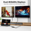 WAVLINK USB 30 or USB C to Dual HDMI 4K60hz Splitter Extended Display for Dual Monitor Displaylink Adapter Two HDMI 4K 6