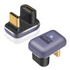 Poyiccot 180 Degree USB C Adapter 240W 2Pack U Shape USB C 180 Degree Angled USB 40 Type C Extender Connector Support 40