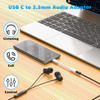 MFi Certified USB C to 35mm Headphone Jack Adapter for iPhone 17 16 152Pack Headphone Adapter for iPhone 16 Aux Audio Do