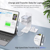 USB C Splitter Dual USB C HeadphoneData and Charger Adapter 3 in 1 USB C Audio Dongle USB C Data Adapter with PD 60W Cha