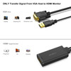 BENFEI VGA to HDMI Adapter 1080P Converter with Audio from ComputerLaptop VGA Source to HDMI TVMonitor