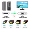 BENFEI HDMI to VGA 3 Feet Cable UniDirectional HDMI Source to VGA Display Cable Male to Male Compatible for Computer Des