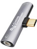 CableCreation USB C to 35mm Headphone and Charger Adapter 2 in 1 TypeC to 35mm Audio HiRes with PD Fast Charge USB C to