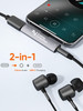 CableCreation USB C to 35mm Headphone and Charger Adapter 2 in 1 TypeC to 35mm Audio HiRes with PD Fast Charge USB C to