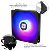 Thermalright TLC12CS X5 CPU Air Fan 120mm Silent Computer Case Cooler Fan with SFDB Bearing up to 1550RPM Speed PC Cooli
