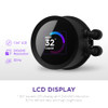 NZXT Kraken 240 RGB 240mm AIO CPU Liquid Cooler Customizable 154 Square LCD Display for Images Performance Metrics HighP