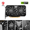 MSI GeForce RTX 4060 Ventus 2X Black 8G OC Gaming Graphics Card 8GB GDDR6X PCI Express Gen 4 128bit 3X DP v 14a HDMI 21a