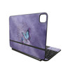 Glossy Glitter Skin Compatible with Apple Magic Keyboard for iPad Pro 11inch M4 2024 Celtic Butterflies 3M Vinyl Protect