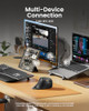 ProtoArc Ergonomic Mouse EM11 NL Bluetooth Rechargeable Wireless Vertical Mouse 3 MultiDevice Connectivity for ComputerP
