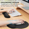 KTRIO Ergonomic Keyboard Wrist Rest and Mouse Pad with Wrist Rest Set Memory Foam Wrist Support for Typing Gaming Office