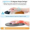HAOCOO Ergonomic Mouse Pad Wrist Support and Keyboard Wrist Rest 3 PCS Computer Carpal Tunnel Mouse Pads for Desk with C