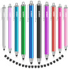 Stylus Pens for TouchscreensMEKO 10 Pack Thin Rubber Tip Stylus Replaceable Tip Feature Bundle W 20 Pcs Replacement Tips