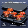 AIMIUZI Laptop Cooling Pad for Computer Laptop Cooler for 12156 Inch Notebooks Laptop Cooling Stand with 5 Quiet Fans 5