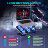 AIMIUZI Laptop Cooling Pad Gaming Laptop Cooler with 9 Quiet Fans Laptop Cooling Stand for 1217 Inch Laptop Computer Fan