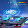 LIANGSTAR Gaming Laptop Cooling Pad RGB Laptop Cooler with 3 Powerful Turbofans 5 Height Adjustable Laptop Cooling Stand