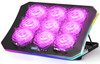 KeiBn Laptop Cooling Pad Gaming Laptop Fan Cooling Pad with 9 Quiet Fans RGB Laptop Cooler for 156173 Inch Cooling Pad f
