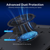 llano V12 Laptop Cooling Pad Gaming Laptop Cooler Stand with 55inch Powerful Turbo Fan Adjustable Speed Touch Control 3P