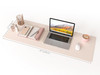 RENMTURE DualSided Mouse Pad Natural Cork PU Leather Large Desk Pad for Office and Home Work Desk Protector NonSlip Wate
