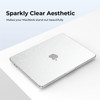 EooCoo Case Compatible with MacBook Air 13 inch 2026 20252022 Release M4 M3 M2 A3240 A3113 A2681 Glitter Hard ShellKeybo