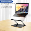 BESIGN LS10 Aluminum Laptop Stand Ergonomic Adjustable Notebook Tablet Stand Computer Holder Compatible with Air Pro Del