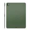 Carbon Fiber Skin Compatible with Apple iPad Pro 13 M4 2024 Solid Olive Premium 3M Vinyl Protective Wrap Decal Cover Eas